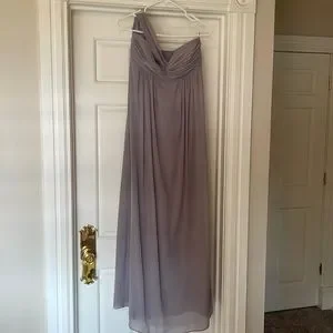 Ceremony by Joanna August | Dresses | Grey Versatile Straps Bridesmaid Dress  Worn Once Great Condition Size Small | Poshmark